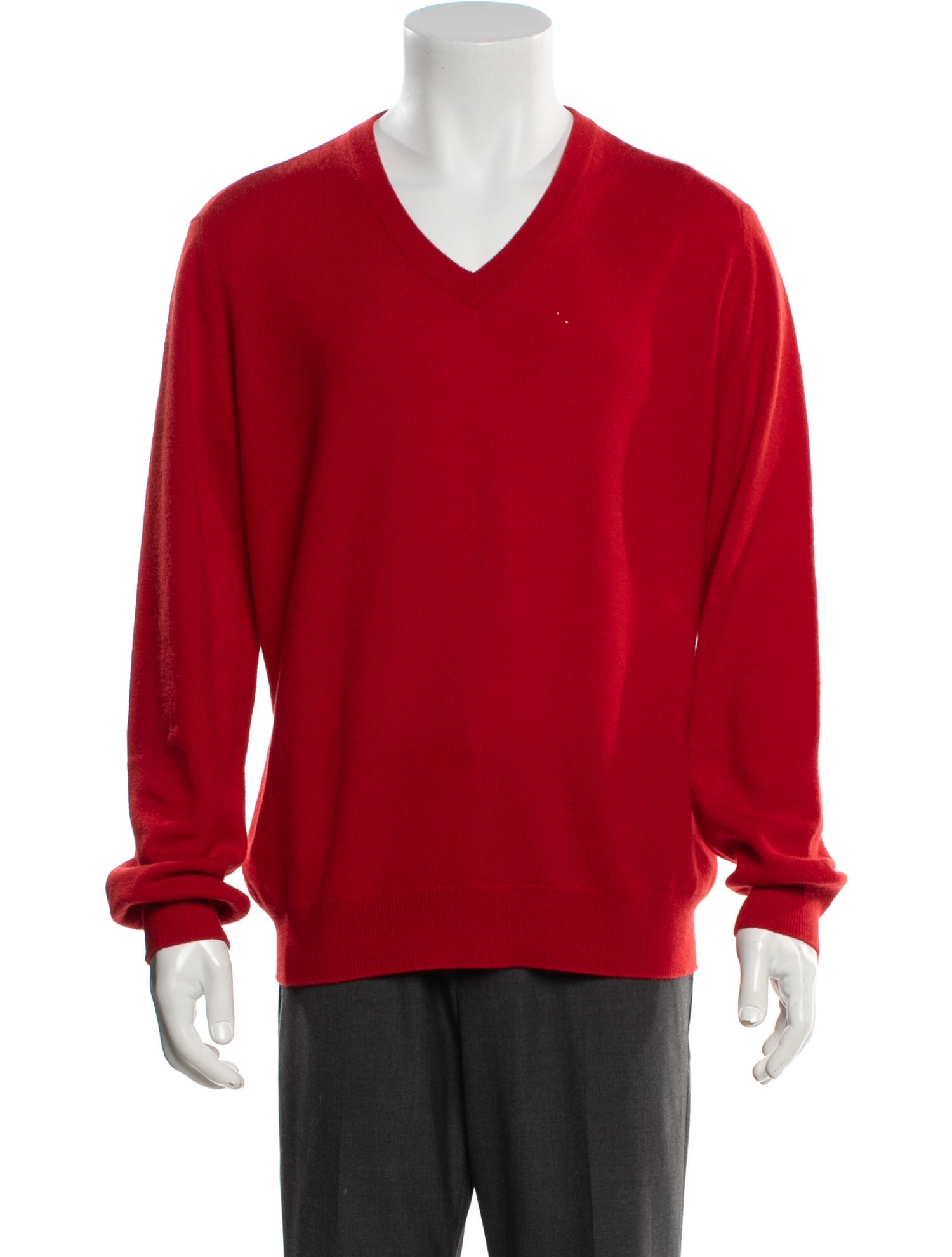 Hermès Cashmere V-Neck Pullover