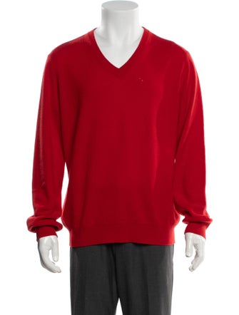 Hermès Cashmere V-Neck Pullover