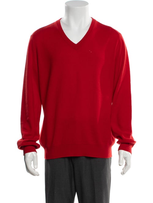 Hermès Cashmere V-Neck Pullover
