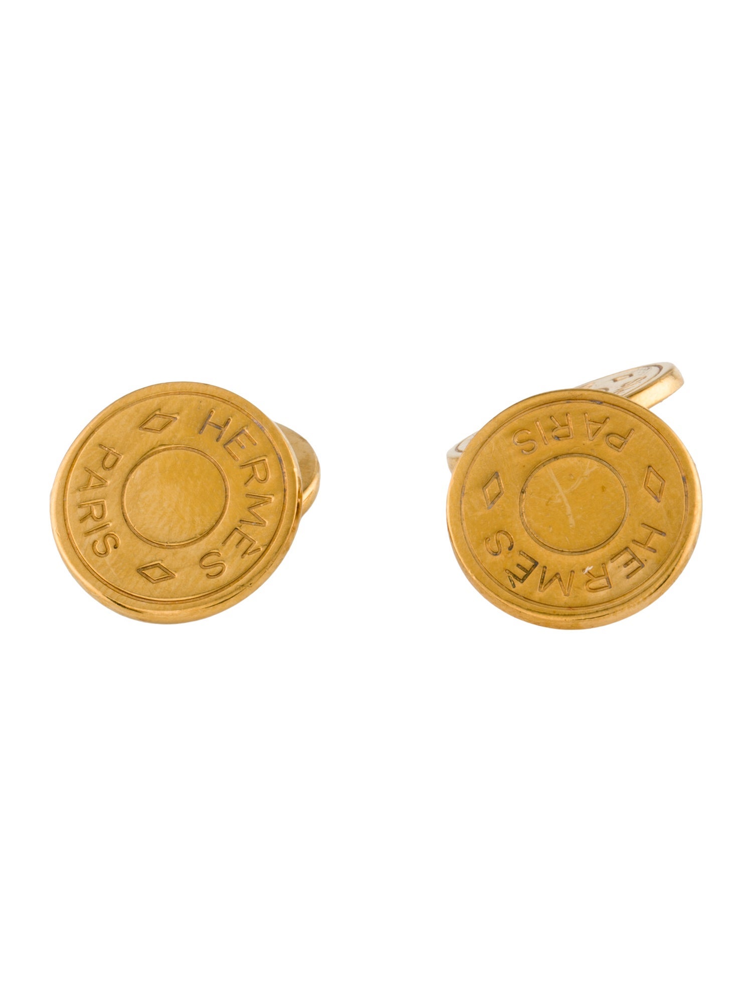 Hermès Vintage Clou de Selle Cufflinks