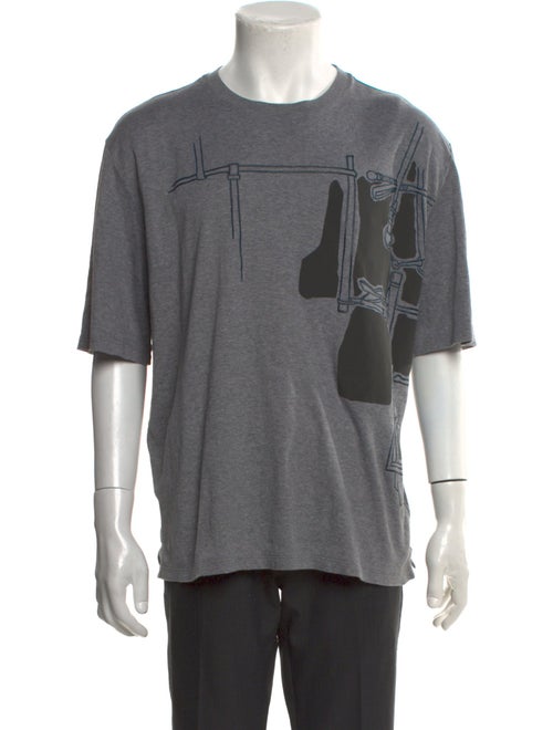 Hermès Harnais en Gouache Graphic Print T-Shirt