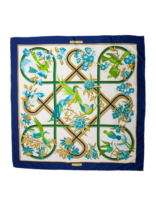 Hermès Caraïbes Silk Scarf