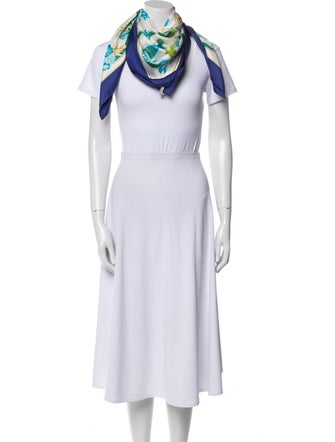 Hermès Caraïbes Silk Scarf