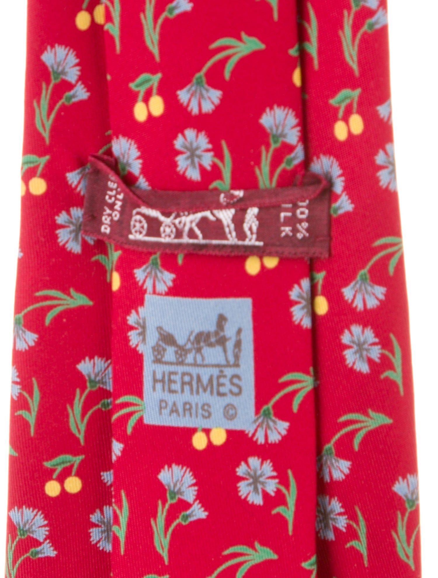 Hermès Silk Pattern Tie