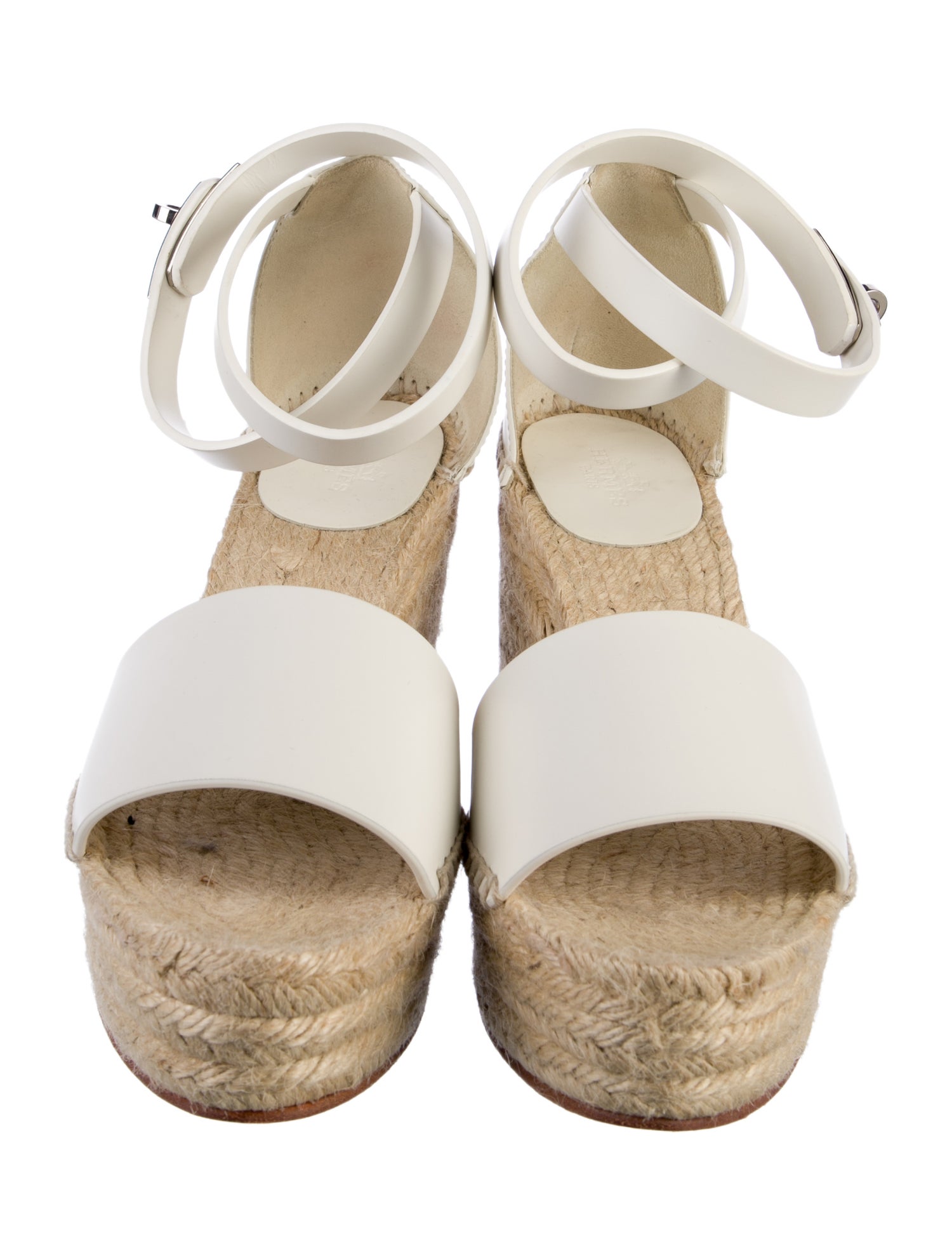 Hermès Tipoli Leather Espadrilles