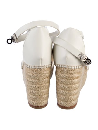 Hermès Tipoli Leather Espadrilles