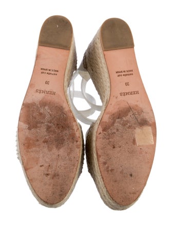 Hermès Tipoli Leather Espadrilles