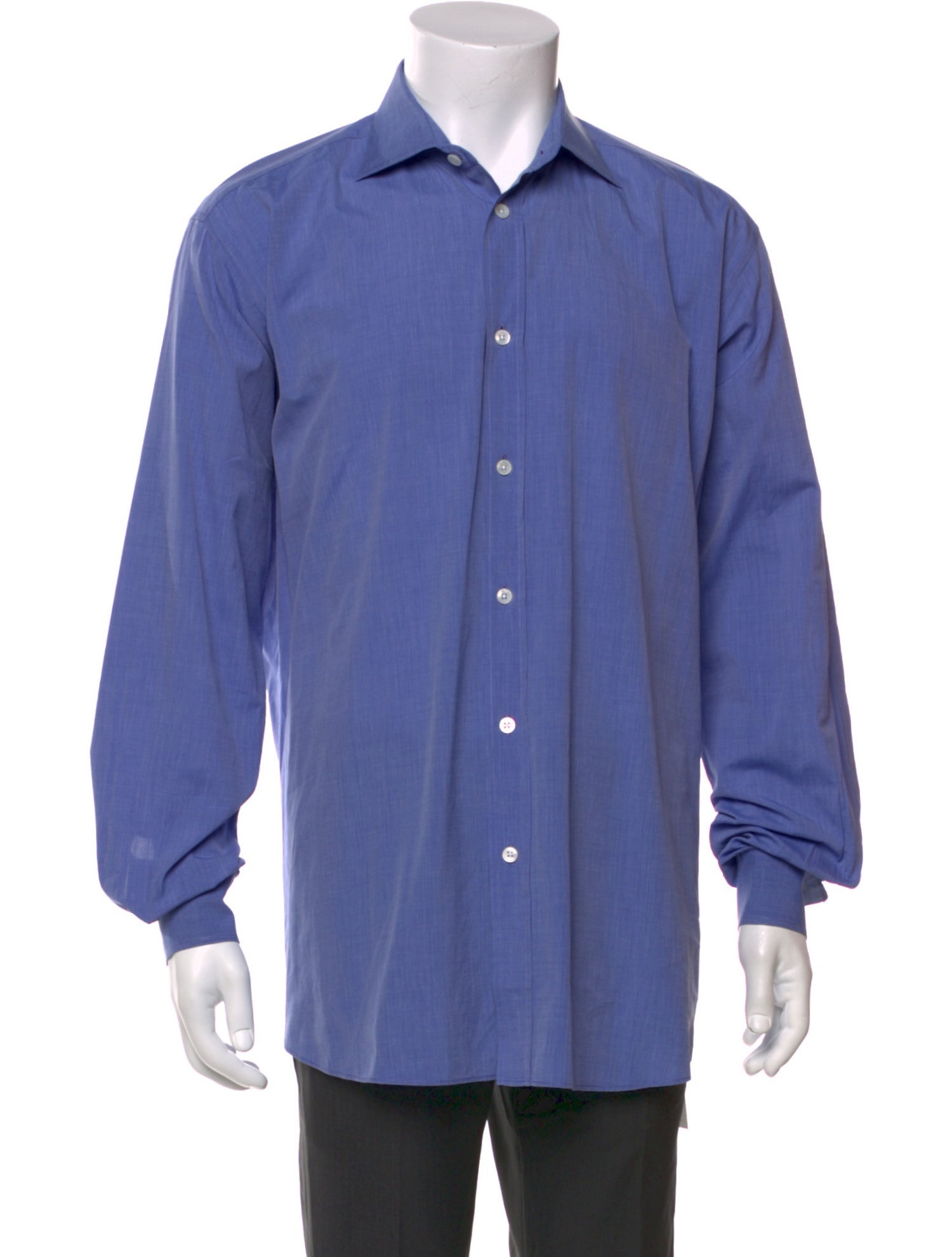 Hermès Long Sleeve Dress Shirt