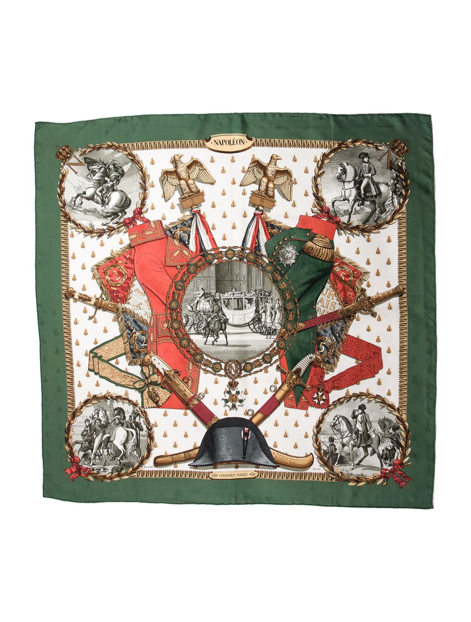Hermès Napoléon Jacquard Silk Scarf