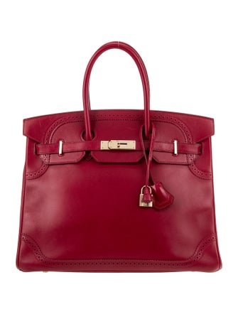 Hermès Tadelakt Ghillies Birkin 35