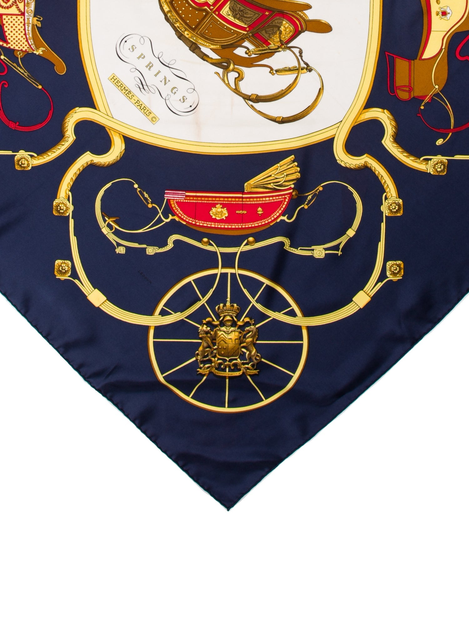 Hermès Springs Silk Scarf