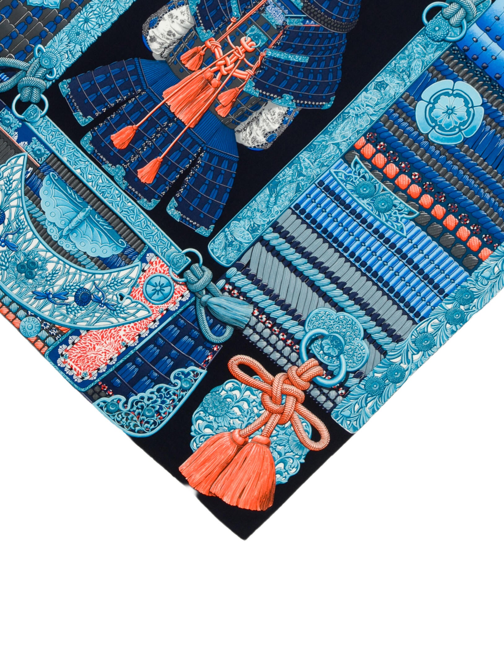 Hermès Parures de Samouraïs Cashmere Shawl w/ Tags