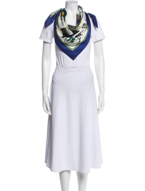 Hermès Les Voitures a Transformation Silk Scarf