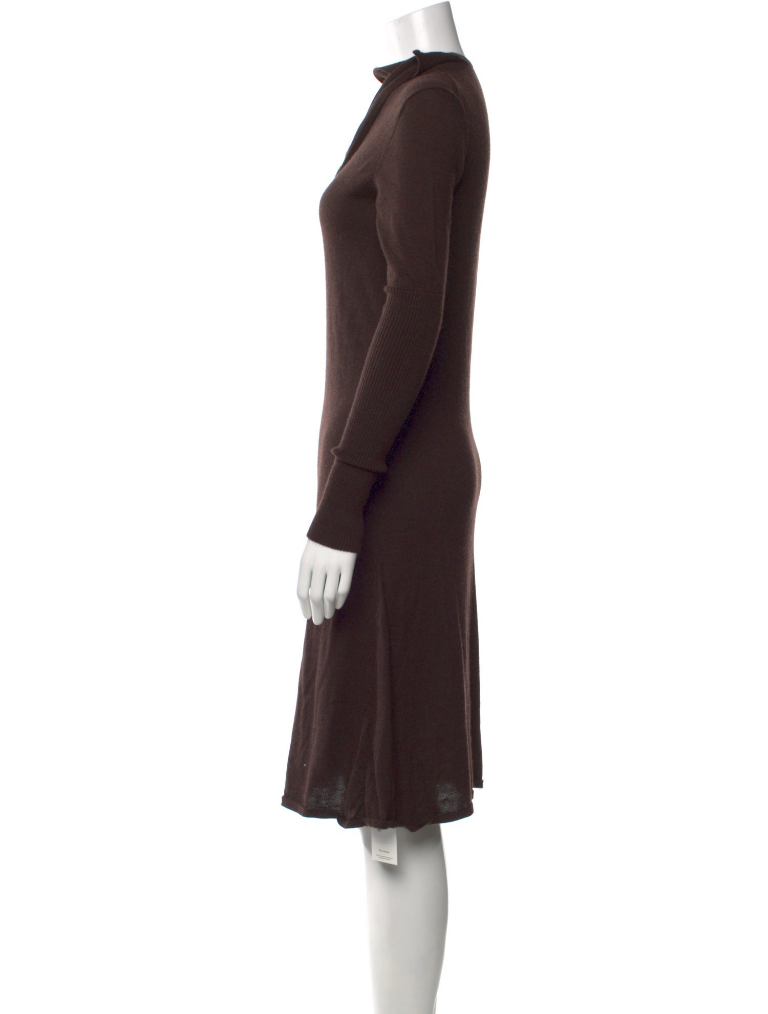 Hermès Cashmere Knee-Length Dress