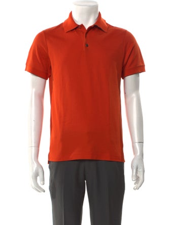 Hermès Collar Short Sleeve Polo Shirt