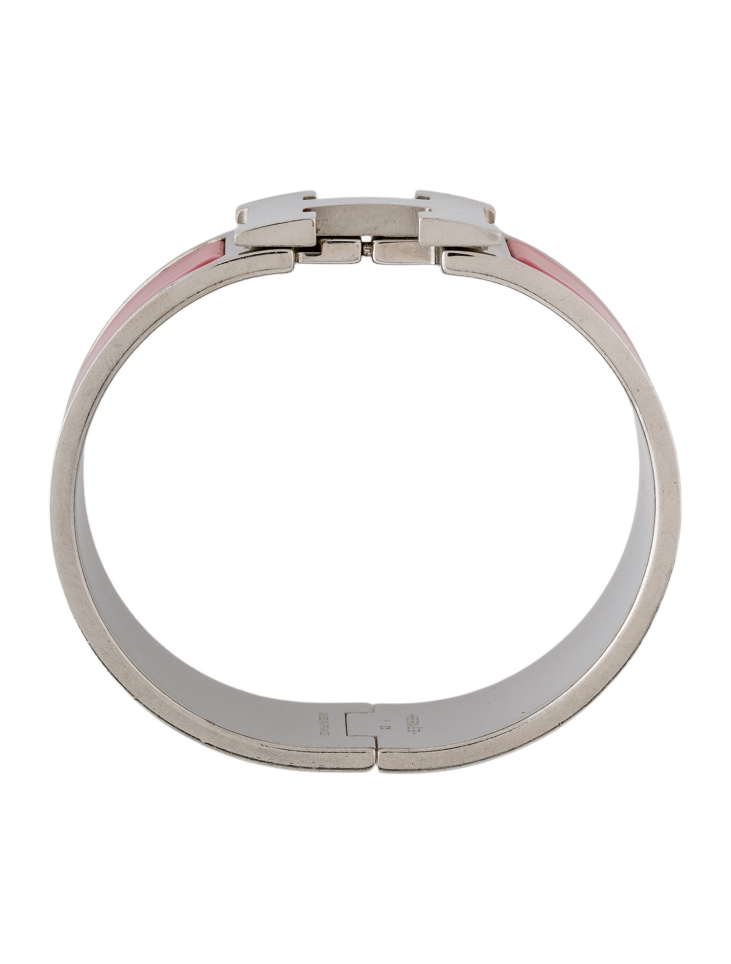 Hermès Enamel Clic Clac H Bangle Bracelet