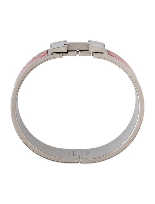 Hermès Enamel Clic Clac H Bangle Bracelet