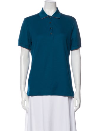 Hermès Collar Short Sleeve Polo Shirt