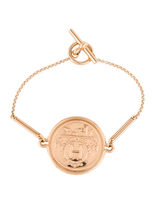 Hermès 18K Ex-Libris Bracelet, Large Model