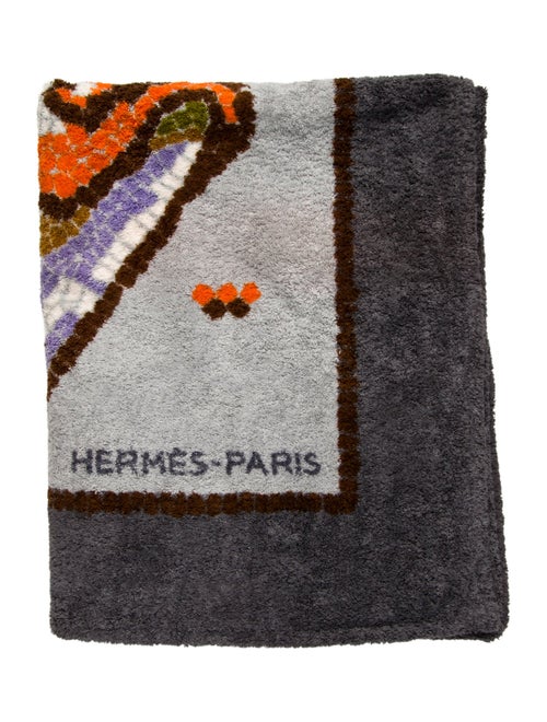 Hermès Fish Mosaic Beach Towel