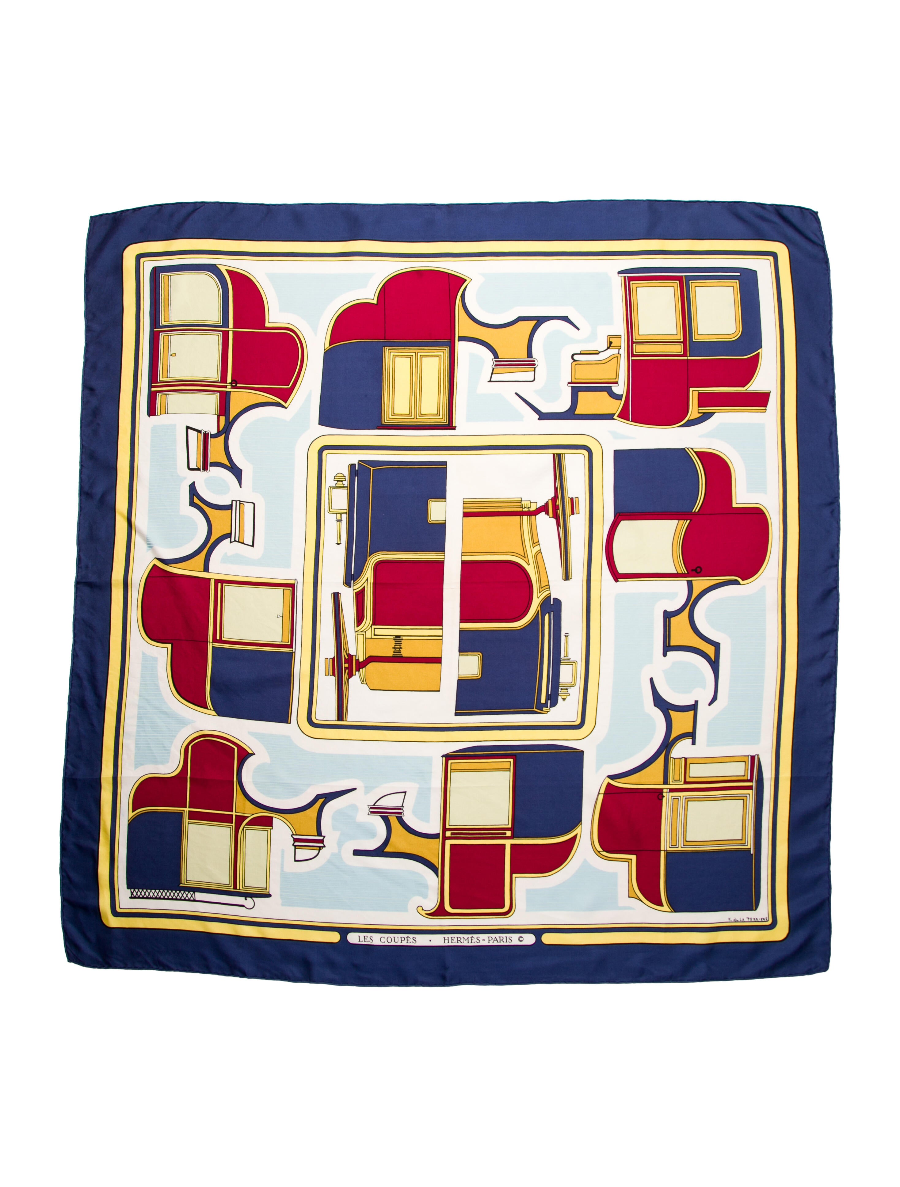 Hermès Les Coupes Scarf