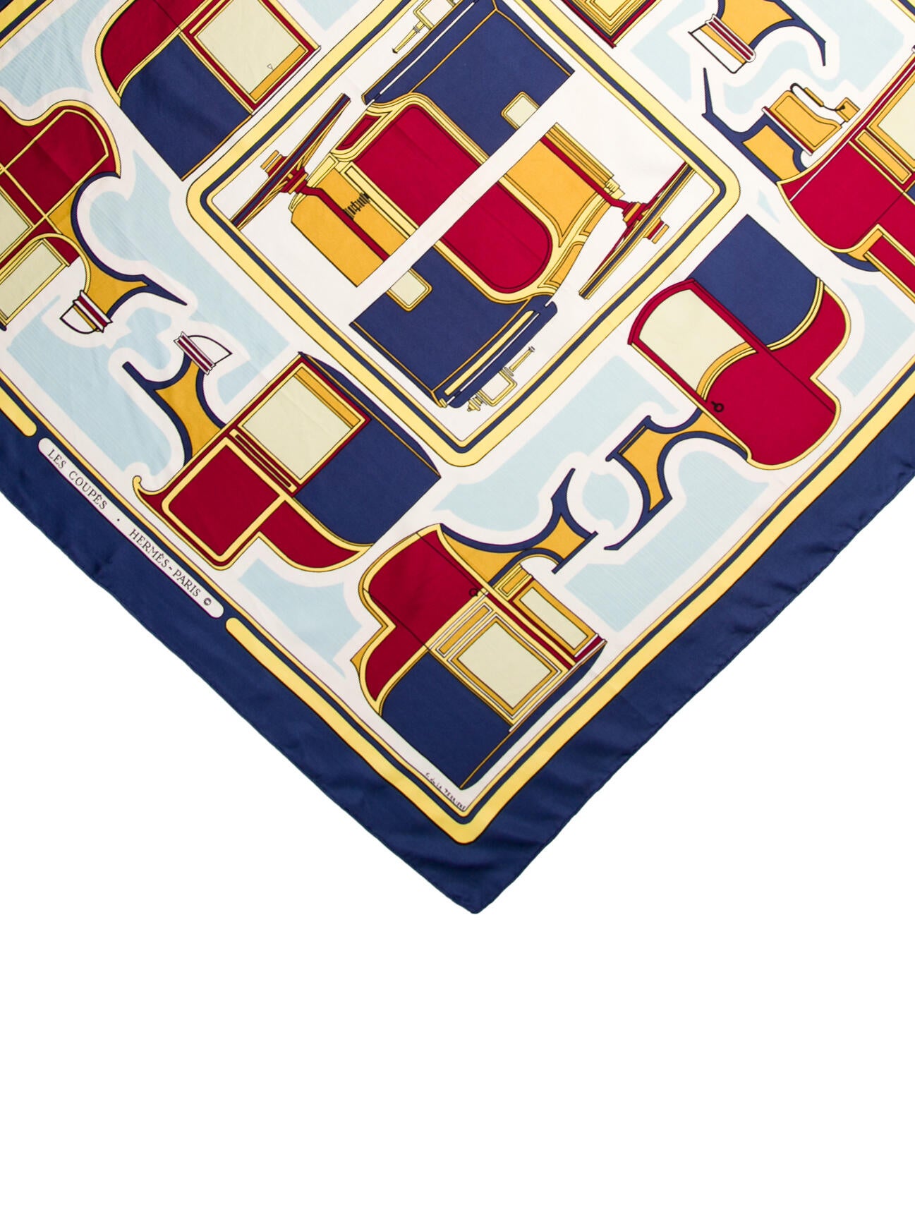 Hermès Les Coupes Scarf