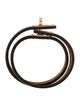 Hermès Leather Mini Kelly Double Tour Wrap Bracelet
