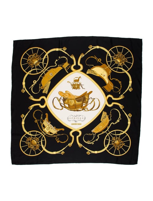 Hermès Springs Silk Scarf