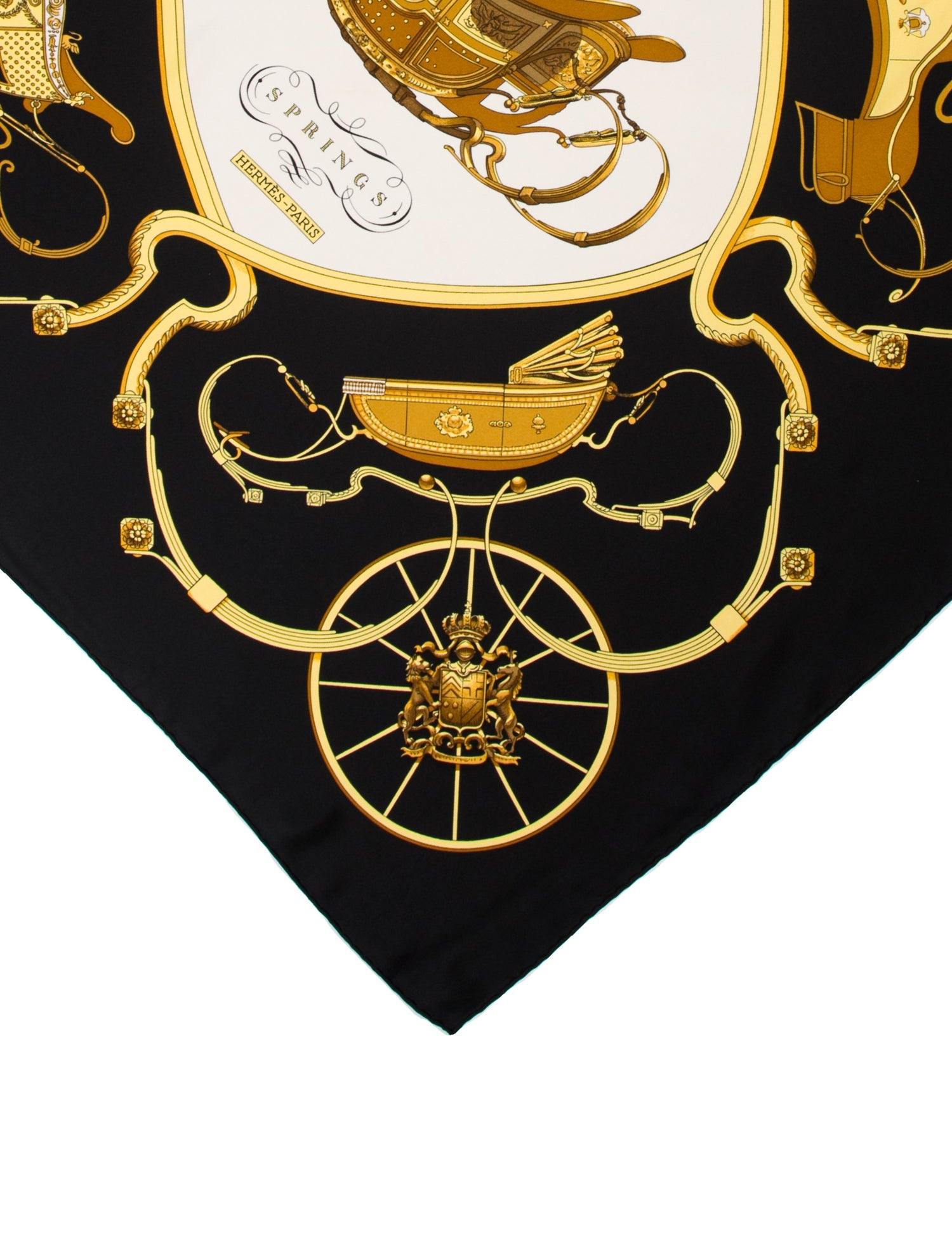 Hermès Springs Silk Scarf