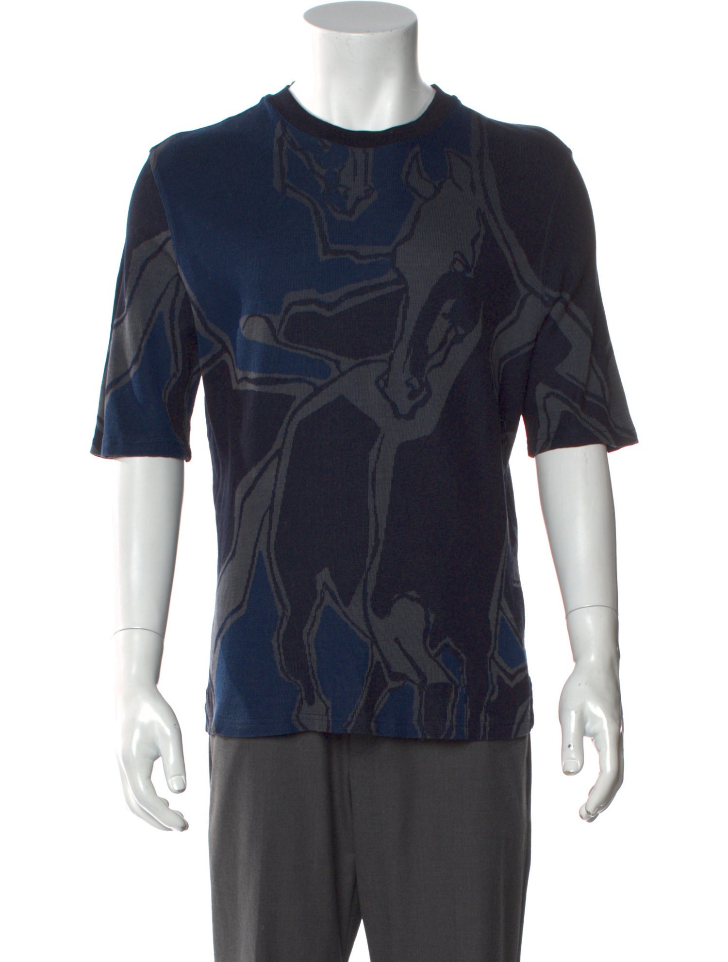Hermès Graphic Print Crew Neck T-Shirt