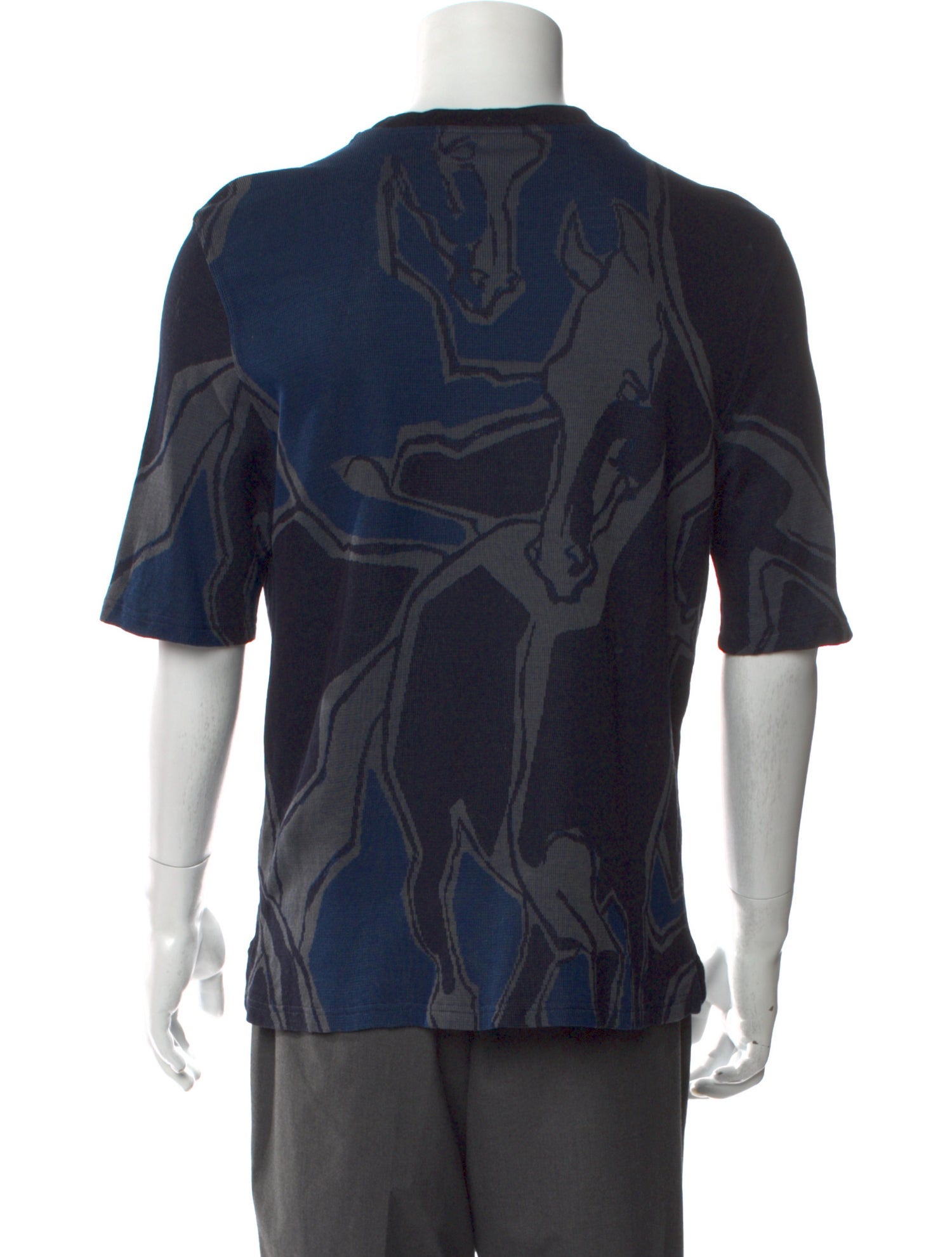 Hermès Graphic Print Crew Neck T-Shirt