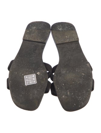 Hermès Brides de Gala Oran Suede Slides