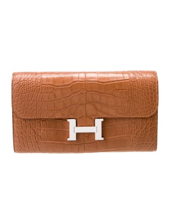 Hermès 2022 Matte Alligator Mississippiensis Constance To Go