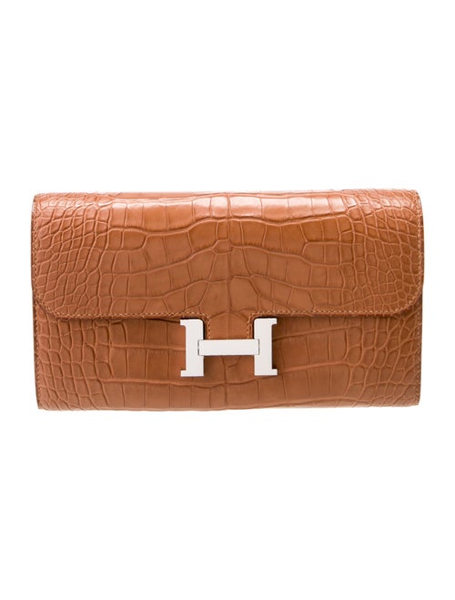 Hermès 2022 Matte Alligator Mississippiensis Constance To Go