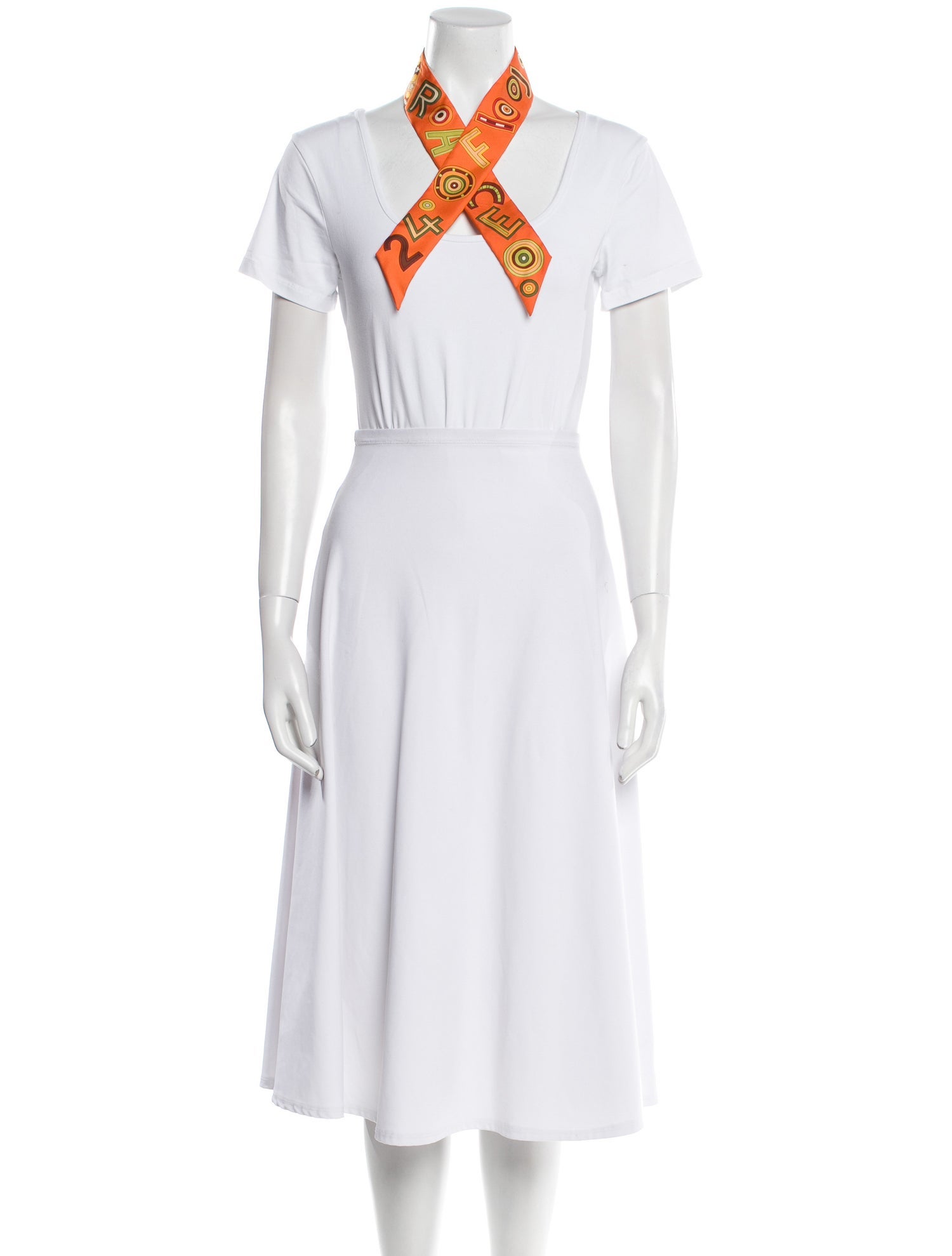 Hermès Tohu Bohu Silk Twilly Scarf