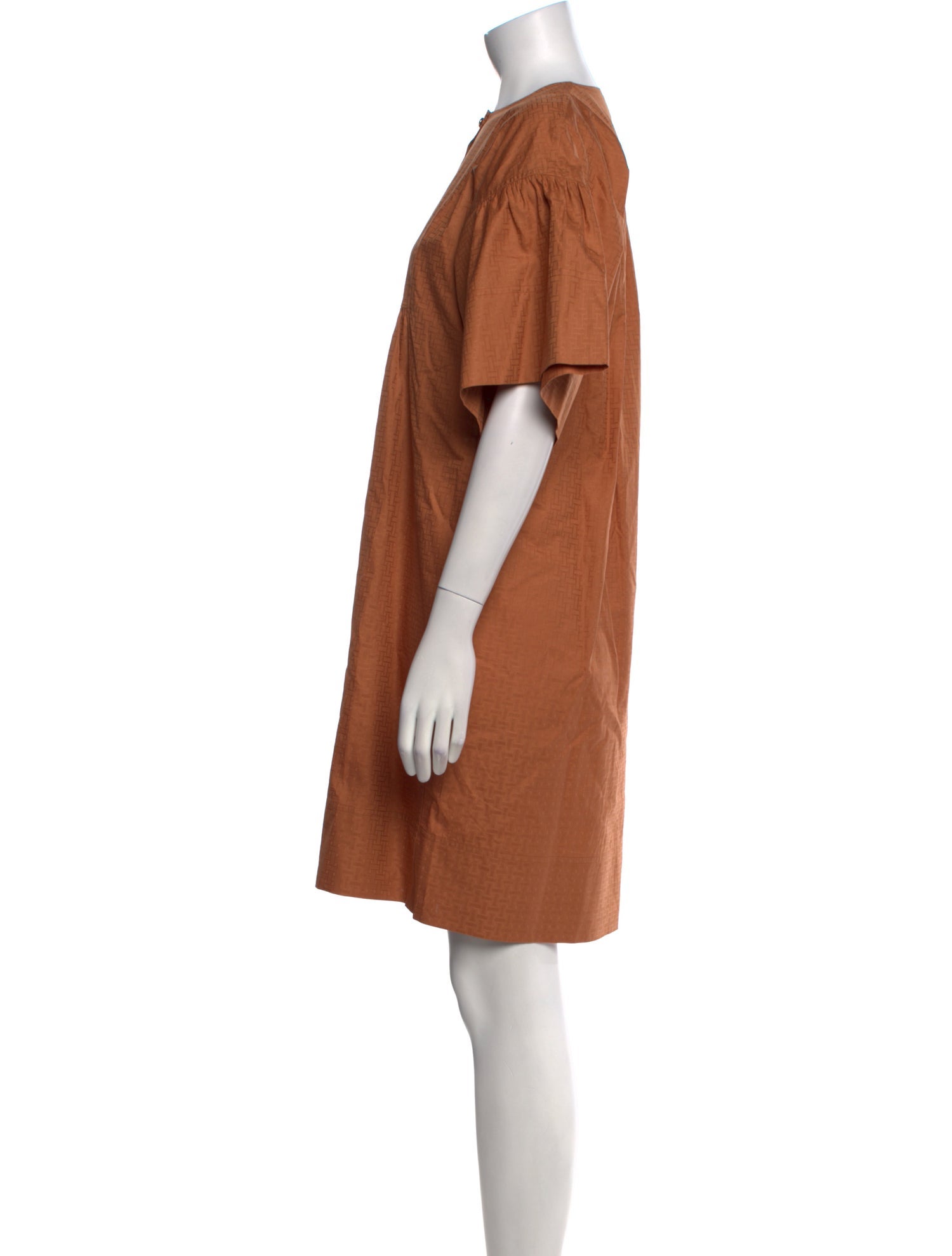 Hermès Crew Neck Knee-Length Dress w/ Tags