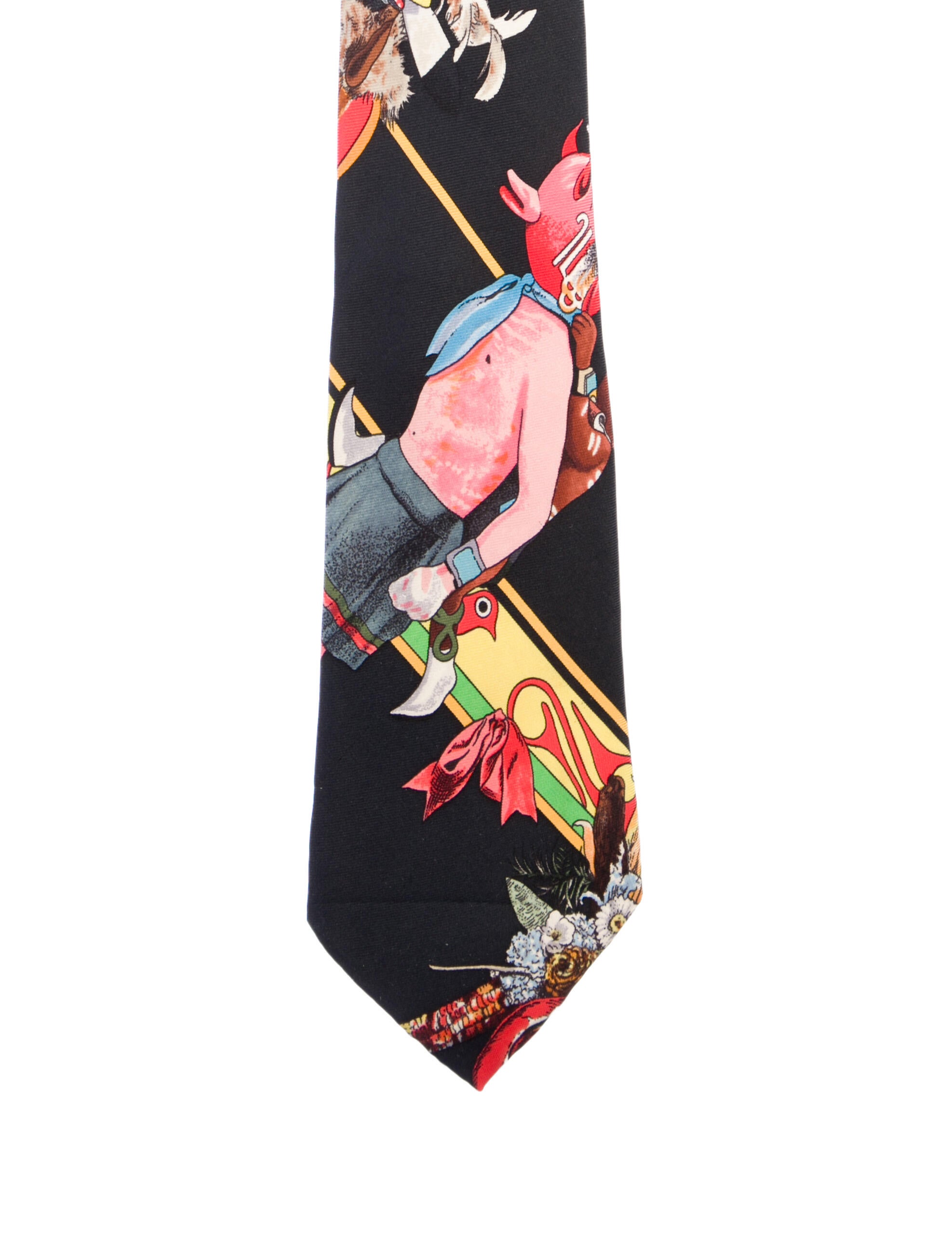 Hermès Kachinas Silk Tie