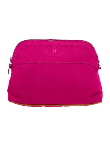Hermès Cosmetic Bags Large Toile Bolide Pouch