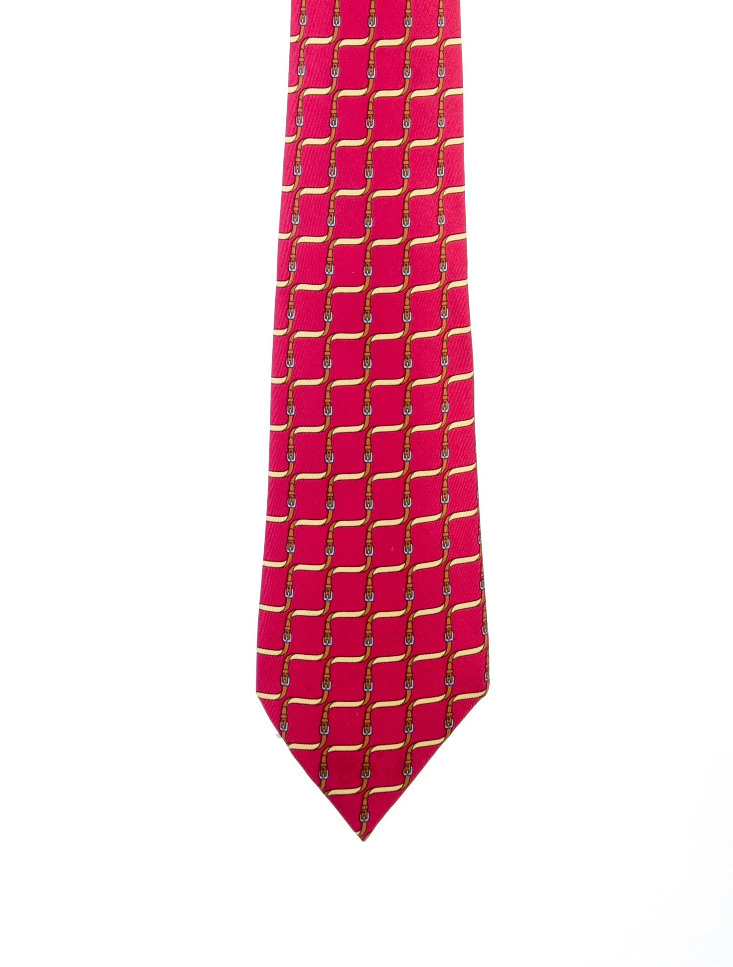 Hermès Silk Printed Tie