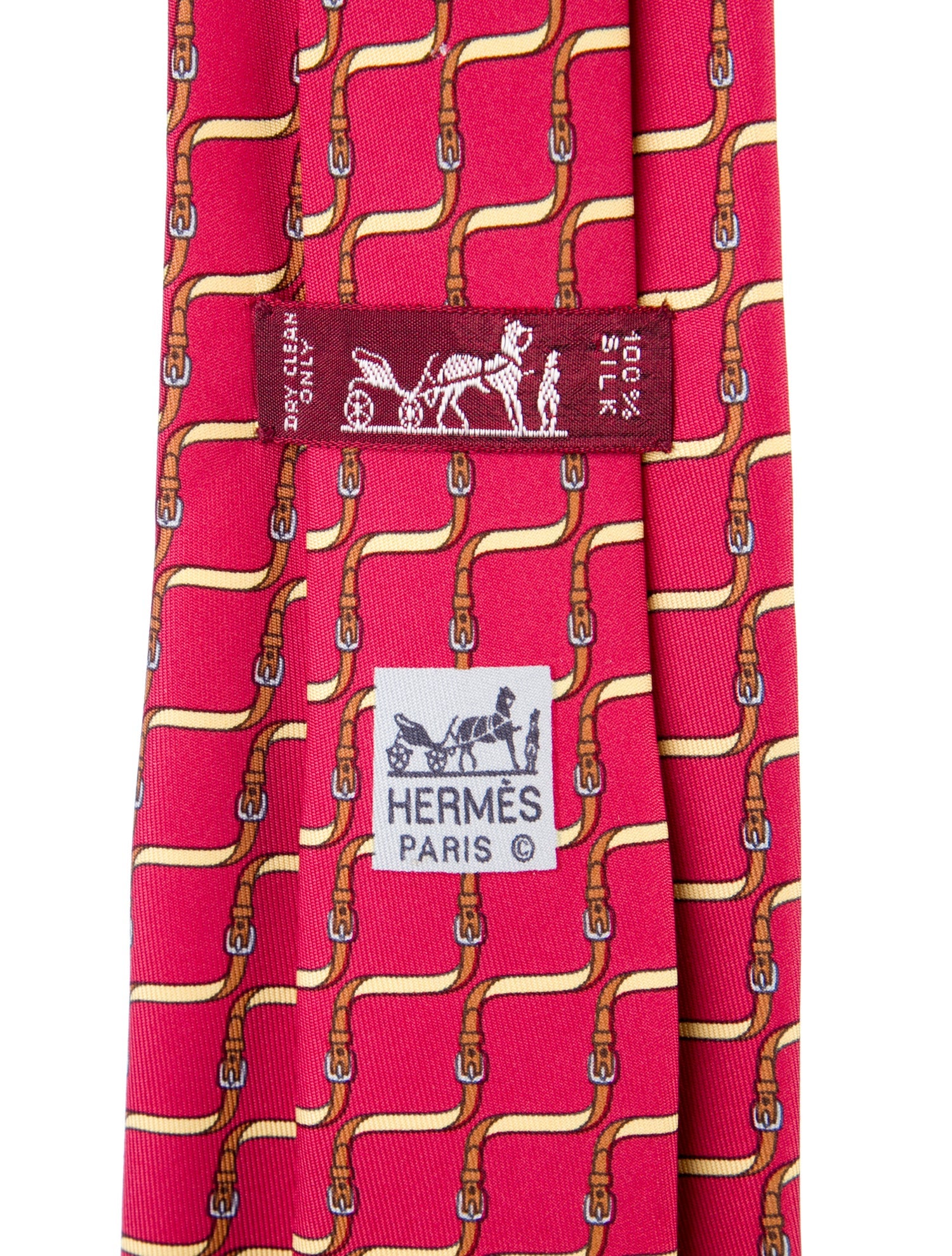 Hermès Silk Printed Tie