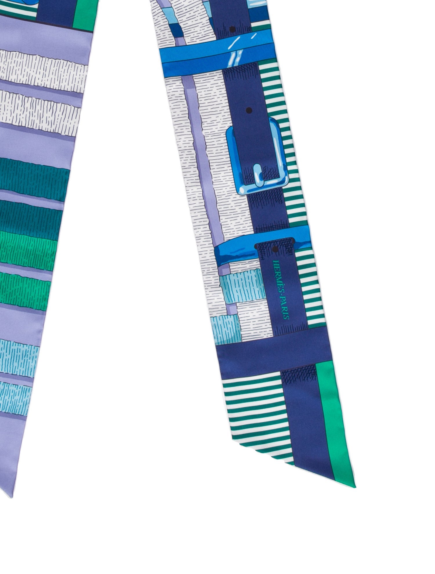 Hermès Mors A Jouets Chemise Maxi Silk Twilly Scarf w/ Tags