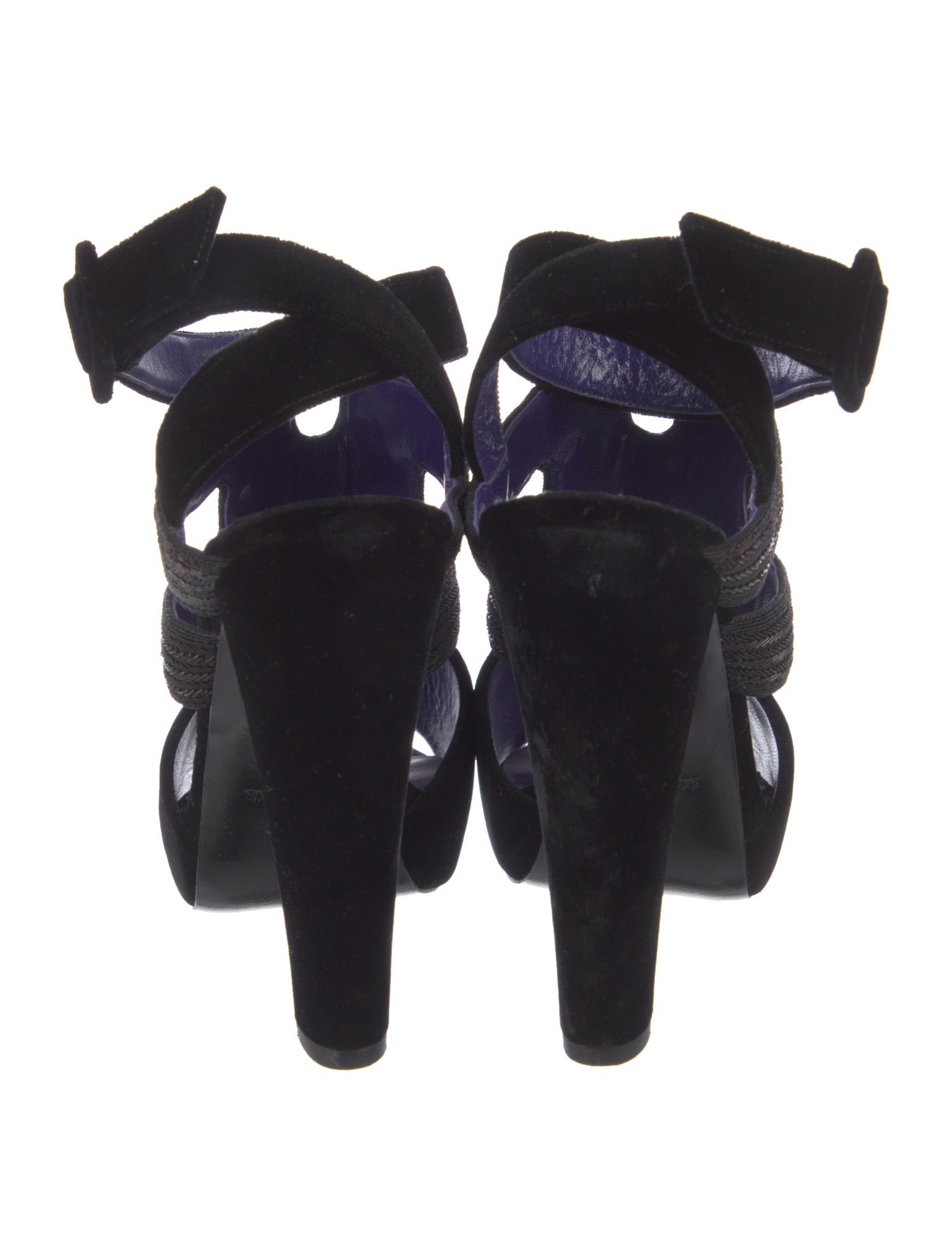 Hermès Velvet Beaded Accents Pumps