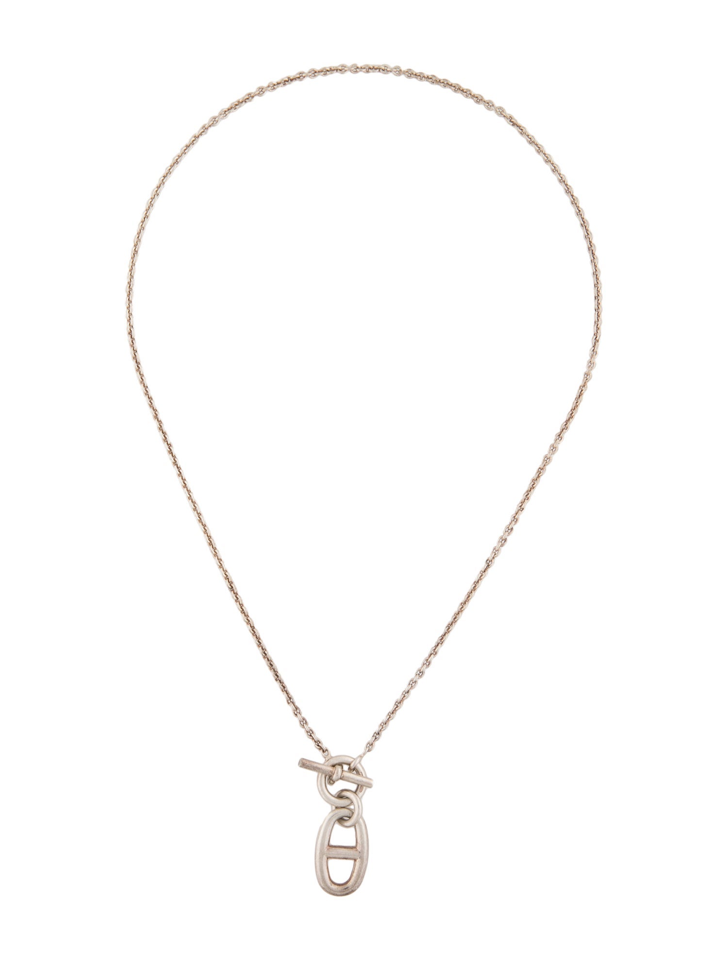 Hermès Chaine d'ancre Pendant Necklace