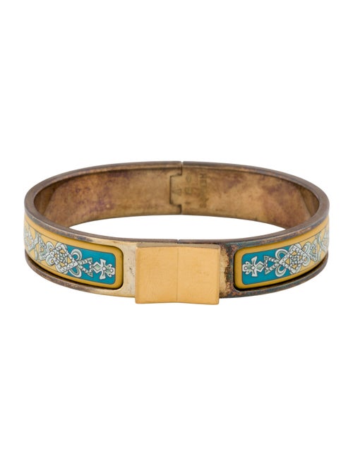 Hermès Loquet Narrow Enamel Hinge Bracelet