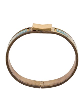 Hermès Loquet Narrow Enamel Hinge Bracelet