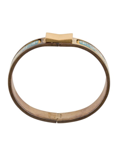Hermès Loquet Narrow Enamel Hinge Bracelet