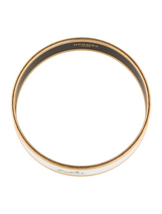Hermès Calèche Narrow Enamel Bangle