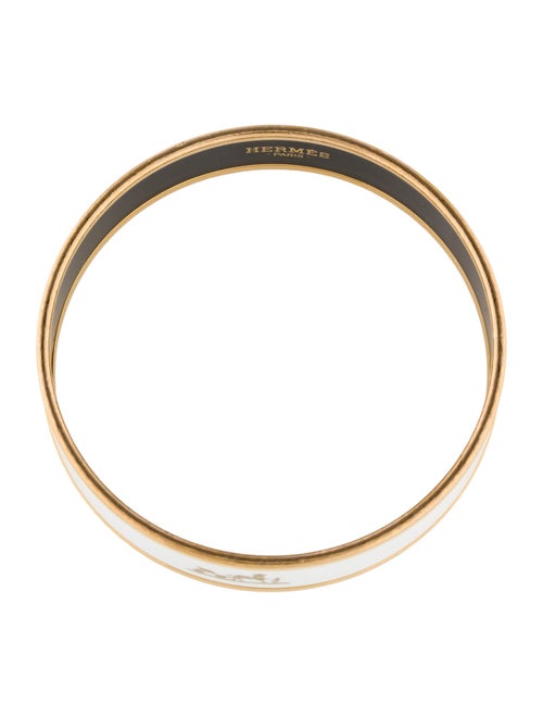 Hermès Calèche Narrow Enamel Bangle