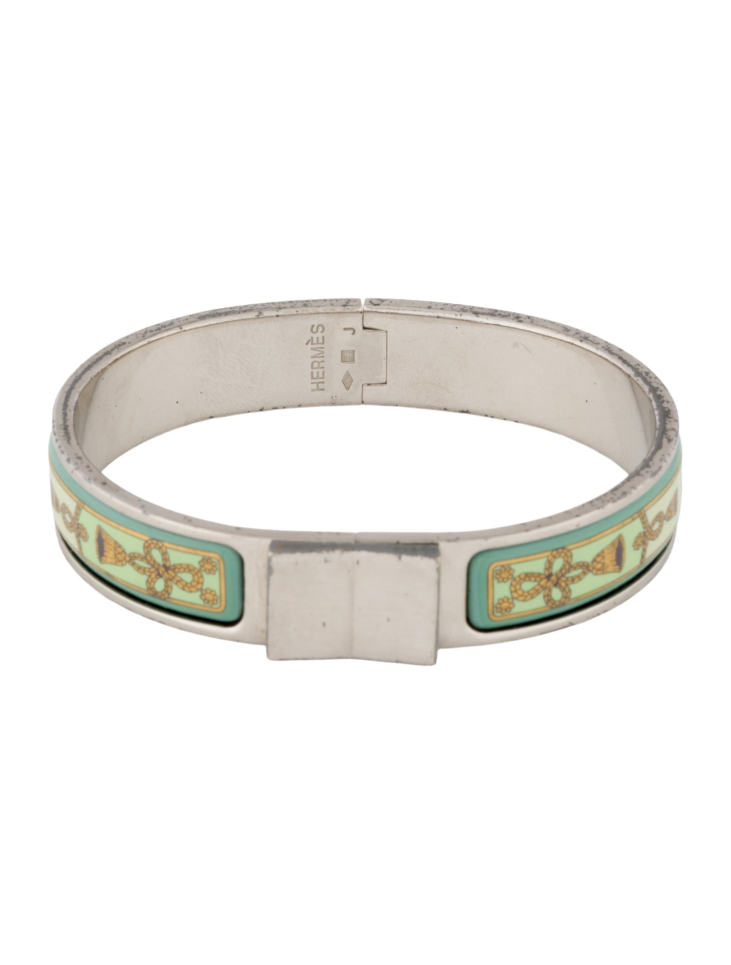 Hermès Loquet Narrow Enamel Hinge Bracelet