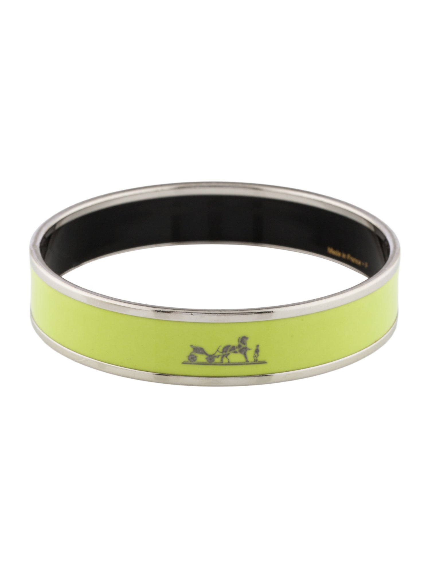 Hermès Calèche Narrow Enamel Bangle